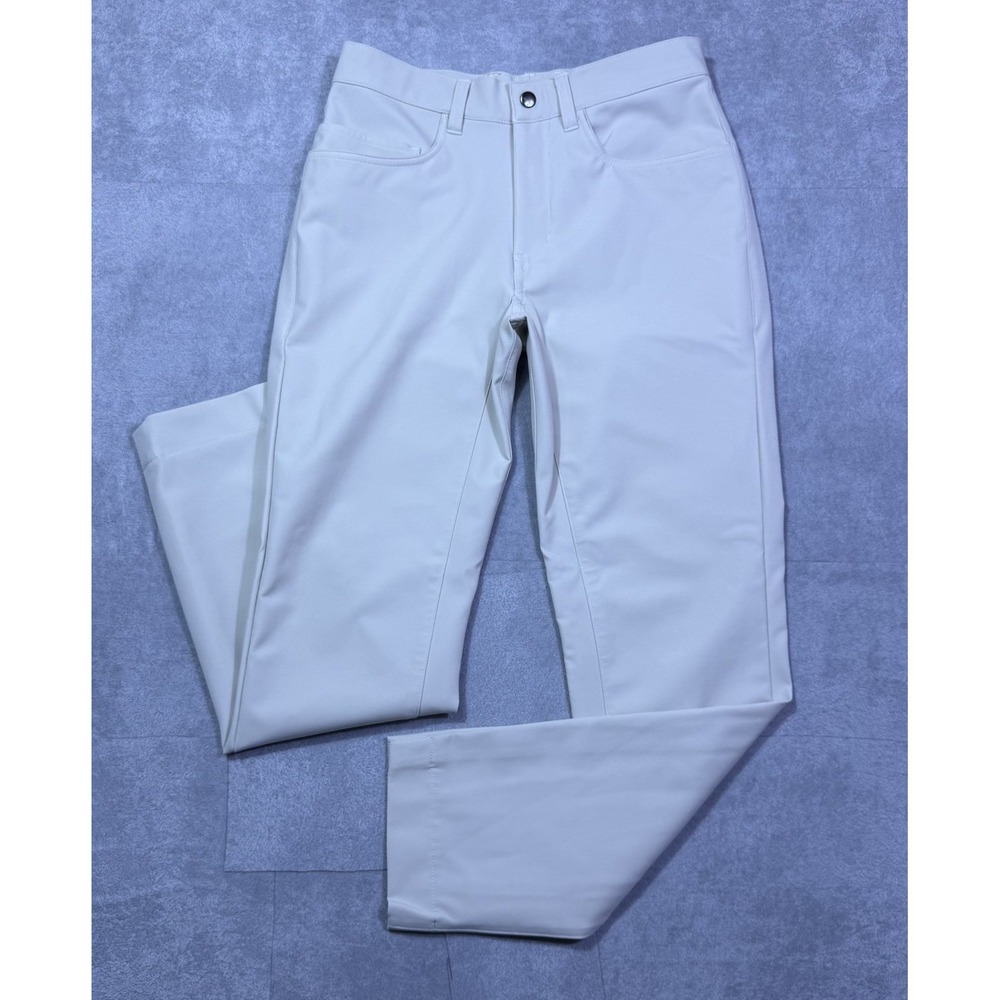 State And Liberty Pants Mens 29x29 Beige Performance Stretch Chino Athleisure